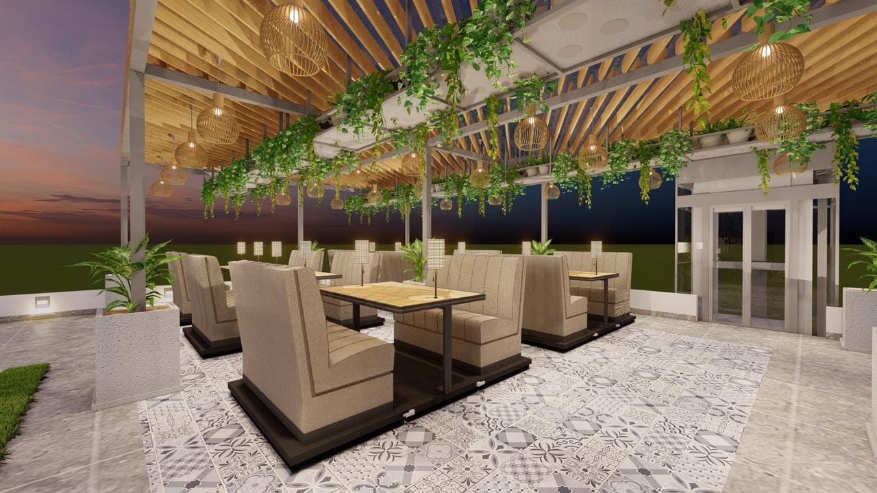 Roof Top Cafe perspective 1