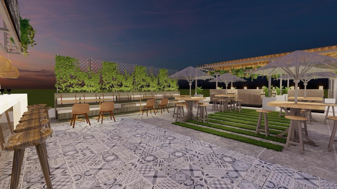 Roof Top Cafe perspective 3