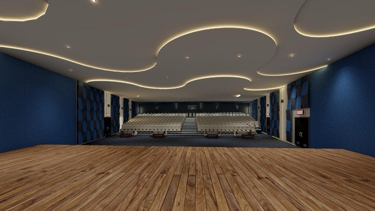 Auditorium perspective 3